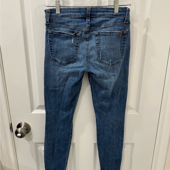 Joe's Jeans Distressed Blue Skinny Jeans - Picture 2 of 4